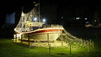 Foz brilla con su alumbrado de Navidad