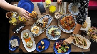 Imagen de archivo de un brunch en una cafetería de A Coruña. 
