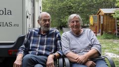 Las caras de algunos de los nuevos habitantes del rural de Lugo que primero fueron peregrinos