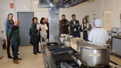 Gabriel Aln visit las instalaciones del CEIP de Ombra