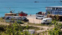 Accidente laboral en la depuradora de O Grove