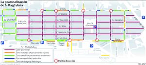As� quedar�a el centro de Ferrol con la nueva ordenanza de estacionamiento