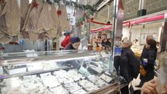 Imagen de archivo de bacalao en el mercado de A Magdalena, en Ferrol