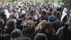 Pruebas de formaci&oacute;n sanitaria especializada el pasado mes de enero en Santiago