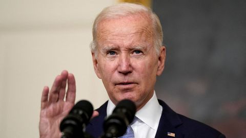 El presidente Joe Biden, este jueves en la Casa Blanca