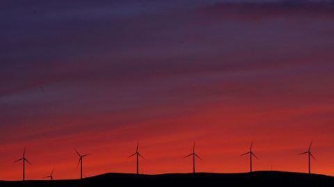 Puesta de sol en O Vicedo.