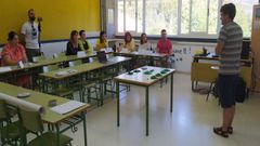 Emilio Neira present� su herramienta a los profesores de dos colegios de Rianxo
