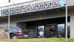 Entrada princiipal del hospital comarcal de Monforte