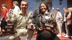 Diaou Diallo y Adri�n Mart�nez Vara, los mejores deportistas de Ferrol