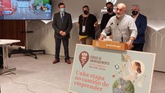 Presentaci�n de la feria del emprendimiento Pont-Up Store en el Concello de Pontevedra