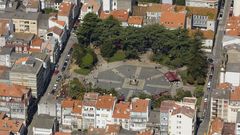 Vista de la plaza de Amboage