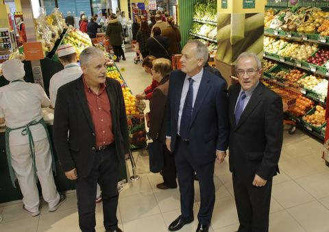 Baltasar L�pez, Jos� Luis Fern�ndez y Antonio Cort�s, en el nuevo Gadis del Ventorrillo de m�s de 1.300 metros cuadrados. 