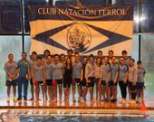 Equipo del Nataci�n Ferrol.