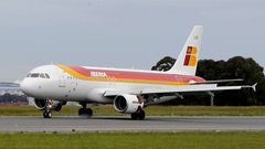 Imagen de archivo de la imagen corporativa de Iberia hasta hoy.