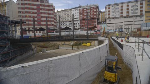 Obras en la Intermodal de Lugo