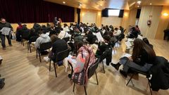 Participantes nunha olimp�ada de xeolox�a para centros de ensino celebrada en Quiroga no 2024