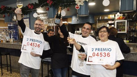 En el bar P�sito, de Moa�a, vendieron el segundo