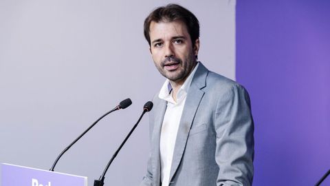 Javier S�nchez Serna en una rueda de prensa.