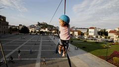 La tirolina estar� instalada de nuevo en la Compa��a