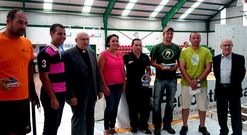 Los primeros clasificados recibieron los premios de la alcaldesa Zaira y Carlos Oliete, de Ferroatl�ntica.