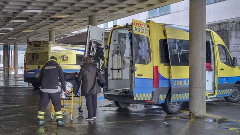 Las urgencias tuvieron la pasada semana, foto del pasado martes, una enorme demanda