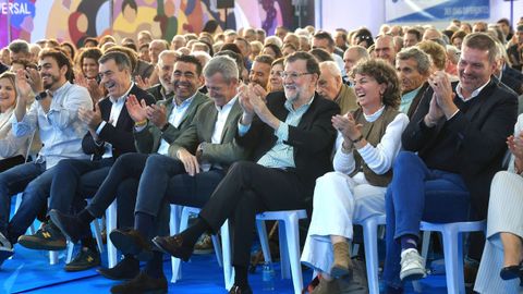 Acto de homenaje a alcaldes y ediles del PP en Pontevedra, este s�bado en Sanxenxo