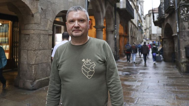 O arpista Manuel Vilas