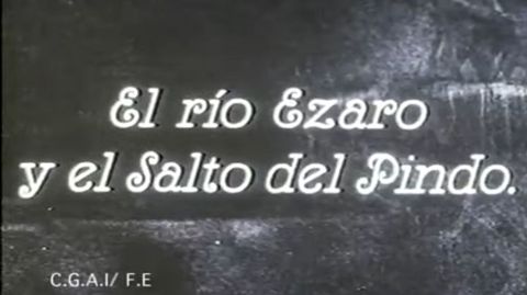 Ro zaro. Y no Xallas, ni Jallas, como empez a tomar fuerza ms tarde: as se conoca en muchos mapas. En las imgenes ya aparece una central, y la cascada. 