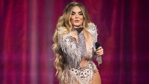 Melody, durante su actuacin en Eurovisin 2025