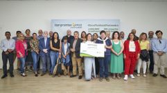 Representantes de los colectivos y oeneg�s que recabaron el apoyo del Plan Social de Ence del 2023