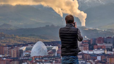 Vista de Oviedo desde el Naranco