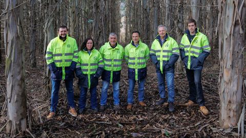 Equipo de la multinacional portuguesa que trabaja en Galicia