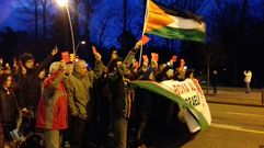 Manifestaci�n contra Israel en Gij�n