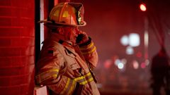 Imagen de archivo de un bombero del servicio de Washington DC.