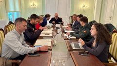 Reuni�n en la Subdelegaci�n del Gobierno sobre el plan director de centros escolares de Ourense