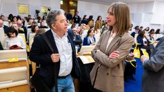 El alcalde de Pontevedra, Miguel Anxo Fern�ndez Lores (BNG), este jueves, en el Congresso Cidades e Vilas que Caminham