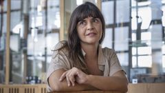 A actriz e artista Janet Nov�s en Santiago, onde participou na preestrea galega no festival Curtocircu�to