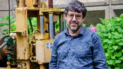 Juan Luis Fern�ndez Mart�nez, investigador del Departamento de Matem�ticas de la Universidad de Oviedo
