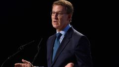 Alberto N��ez Feijoo, l�der del PP, en un actodel PP.