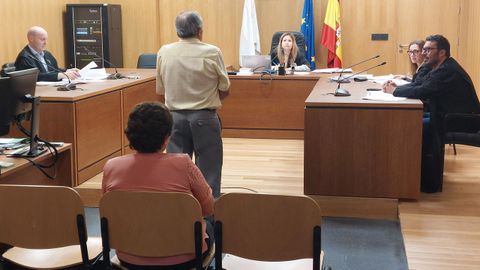 Los acusados negaron los hechos durante el juicio en Ourense