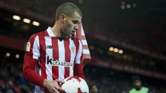 Ager Aketxe en su etapa en el Athletic