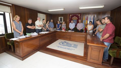 Minuto de silencio en Malpica