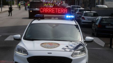 Un veh�culo de la Polic�a Local en una intervenci�n.
