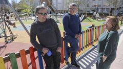 Marcos Mosquera, �ngel S�nchez y Mari Carmen Mu��o en A G�ndara.