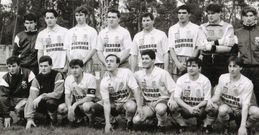 Once inicial del Mazaricos de la temporada 93-94, curso en el que consigui� su primer t�tulo. 