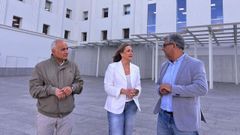 La presidenta del PP de Vigo, Luisa S�nchez, en la Cidade da Xustiza