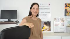 Marta Cousi�o, trabajadora social, que desarrolla su funci�n en la Fundaci�n Amigos de Galicia.