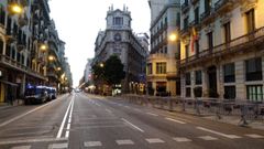 La Via Laietana, en una imagen de archivo