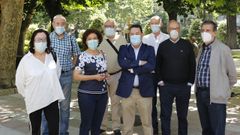 Cinco m�dicos jubilados que participaron en la ayuda al CHUO por le covid-19