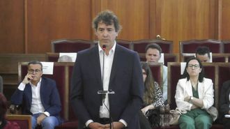 David S&aacute;nchez, declarando en el juicio